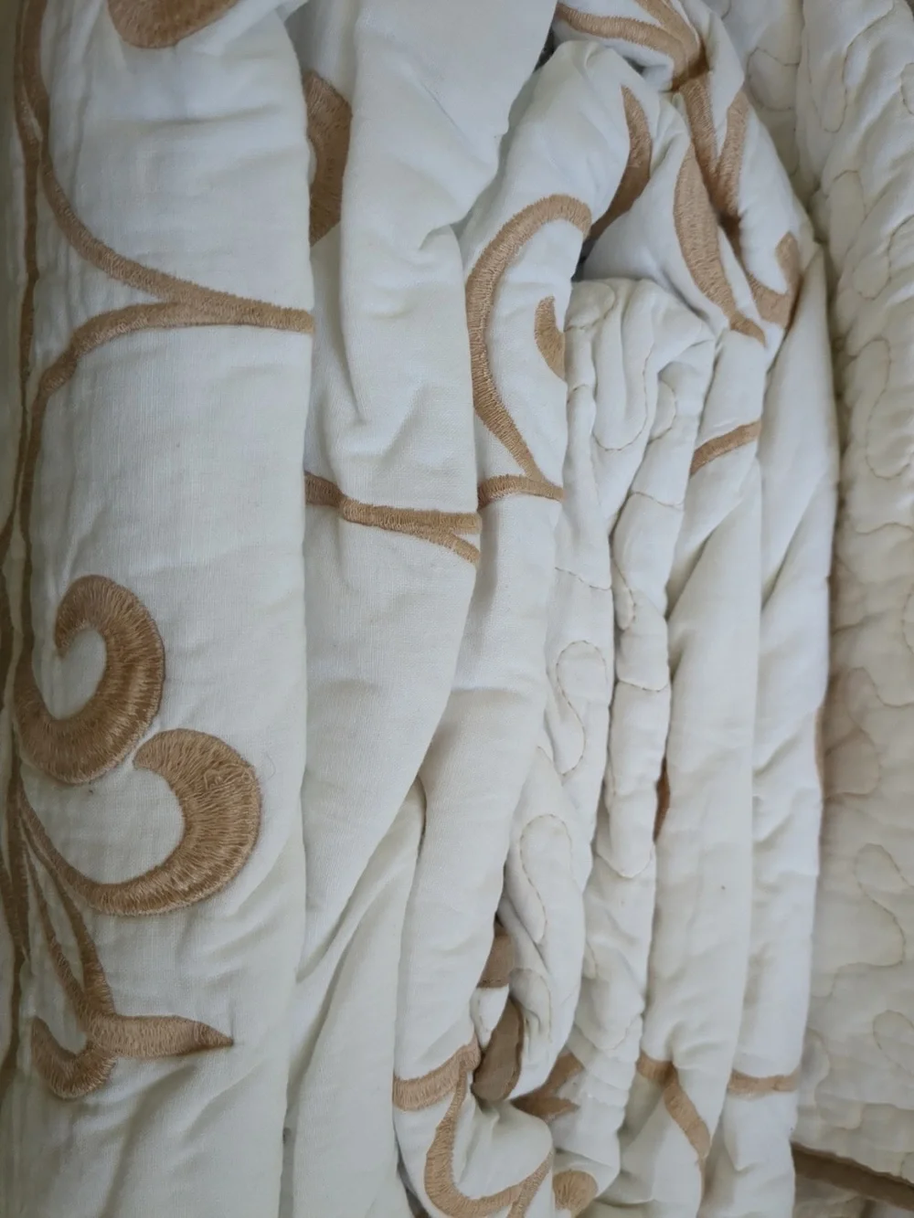 100% Cotton Oversized Bedspread Quilt Coverlet Set, 128x120